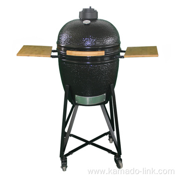 Burner Ceramic Kamado BBQ Grill Pizza Oven